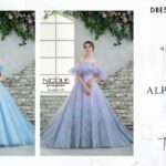 【DRESSY CAFE KAMAKURA】5月のディスプレイドレスは「ALPHA BLANCA」のウェディングドレスを期間限定でお届けいたします。